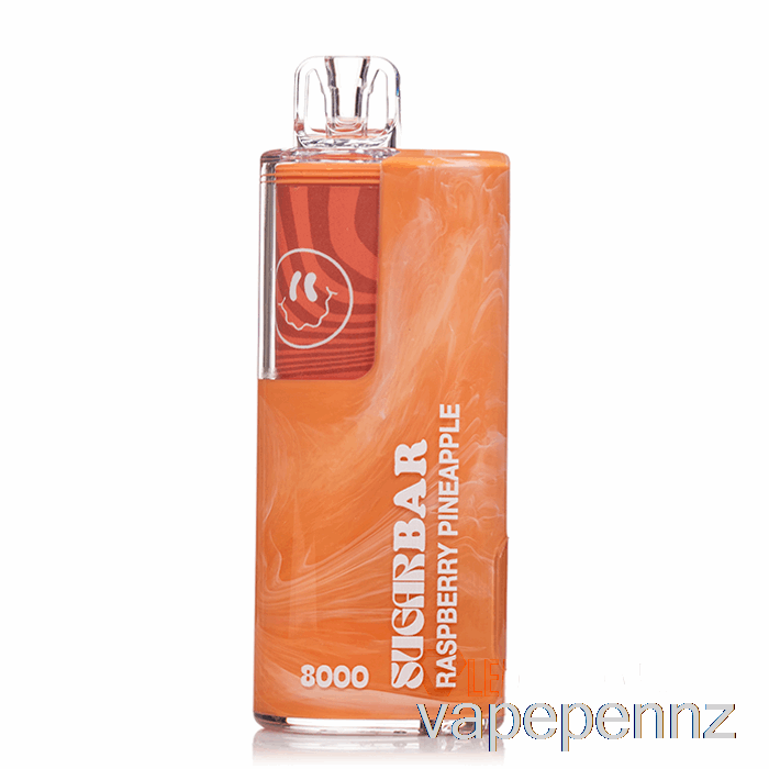 Sugar Bar SB8000 0% Zero Nicotine Disposable Raspberry Pineapple VAPE NZ